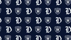 Duke Blue Devils University Pattern Wallpaper