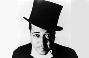 Duke Ellington Top Hat Portrait Wallpaper