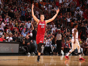 Duncan Robinson In Red Jersey Wallpaper