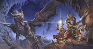Dungeons And Dragons Cave Fantasy Wallpaper