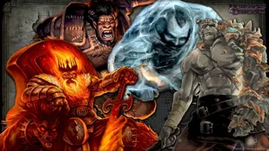 Dungeons And Dragons Elemental Giants Wallpaper
