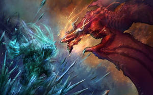 Dungeons Dragons Fire And Ice Wallpaper