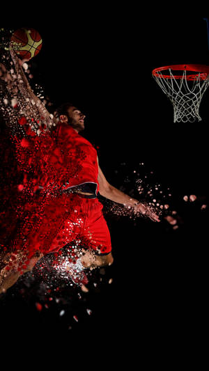Dunk Shot Cool Basketball Iphone Wallpaper