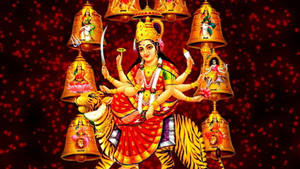 Durga Devi And Her Avatars Wallpaper