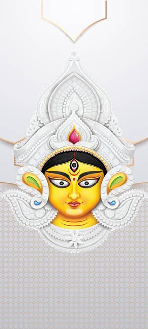 Durga Puja Celebrations For Durga Devi Wallpaper