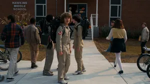 Dustin Ghostbusters Costume Stranger Things Wallpaper