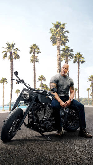 Dwayne Johnson In Hobbs And Shaw Wallpaper