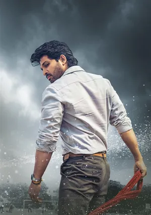 Dynamic Allu Arjun In Pushpa Style Wallpaper