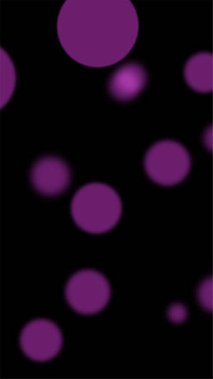 Dynamic Black Purple Bubbles Wallpaper