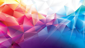 Dynamic Colorful Low Poly Pattern Wallpaper