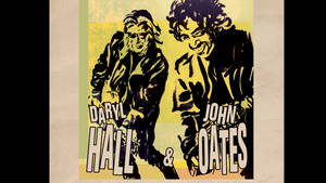 Dynamic Duo - Daryl Hall And John Oates In An Artistic Representation. Wallpaper