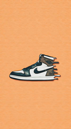 Dynamic Nike Cartoon Artwork Wallpaper