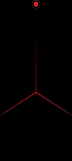 Dynamic Red Triangle Pattern For Redmi Note 9 Punch Hole Wallpaper