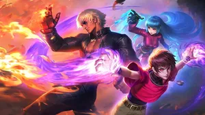 Dyrroth Mobile Legends Aurora Gusion Kof Powers Wallpaper