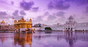 Early Morning At The Golden Temple Hd Wallpaper