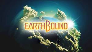 Earthbound Planet Earth With Clouds Poster Wallpaper