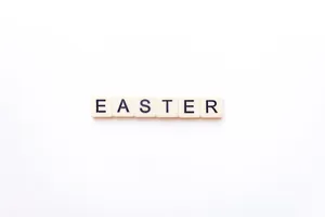 Easter Scrabble Letters Wallpaper