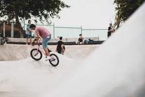 Easy Rider Bike Ramp Wallpaper