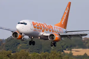 Easyjet Forest Plane Wallpaper