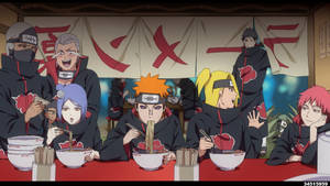 Eating Ramen Together Akatsuki Pc Wallpaper