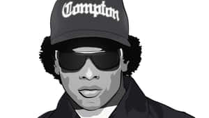 Eazy E Striking A Pose During His Nwa Era Wallpaper