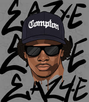 Eazy E - The Godfather Of Gangsta Rap Wallpaper