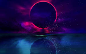 Eclipse Moon Night Sky Wallpaper