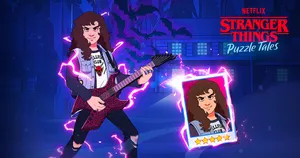 Eddie Munson In Stranger Things: Puzzle Tales Wallpaper