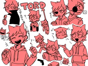 Download Eddsworld Character Matt Sipping Face Wallpaper