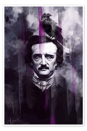 Edgar Allan Poe Raven Artwork Wallpaper