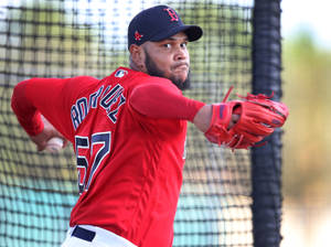 Eduardo Rodriguez Looks Back Wallpaper