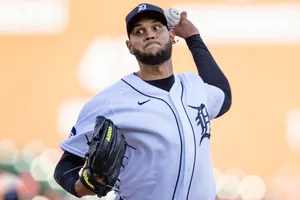 Eduardo Rodriguez Presses Lips Wallpaper