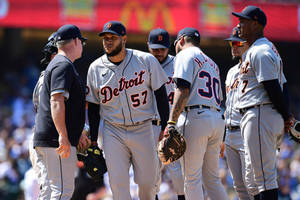 Eduardo Rodriguez With Teammate Wallpaper