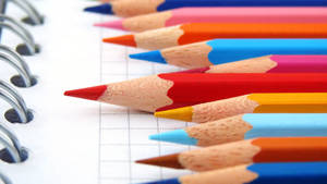 Educational Colored Pencils Wallpaper