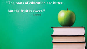 Educational Roots Quote Wallpaper