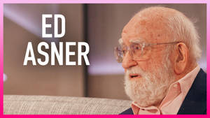 Edward Asner Name Pink Margin Wallpaper