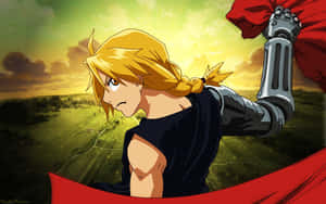 Edward Elric In Action Wallpaper