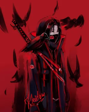 Eerie Itachi Art Wallpaper