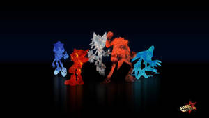 Eggman And Sonic Forces Members Wallpaper