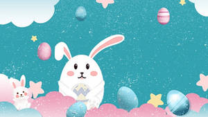 Eggs, Stars And White Rabbits Wallpaper