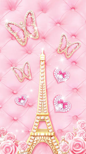 Eiffel Tower Cute Android Wallpaper