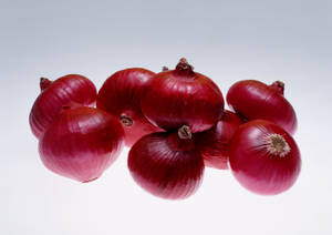 Eight Fresh Red Onion Vegetables Wallpaper