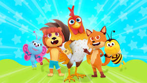 El Reino Infantil Farm Characters Wallpaper