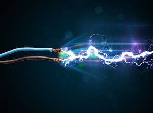 Electric Current Sparks Wallpaper