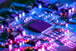 Electronics Board And Components Wallpaper