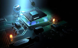 Electronics Chipset Installation Wallpaper
