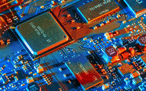 Electronics Circuit Panel Wallpaper