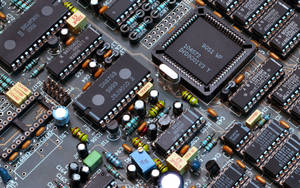 Electronics Connected Chipsets Wallpaper