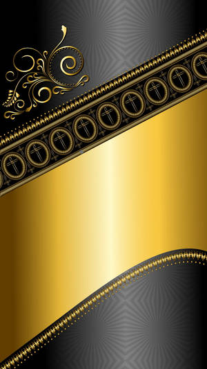 Elegance Personified With Iphone 12 Pro Max In Gold Wallpaper