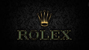 Elegant 3d Rolex Logo Wallpaper